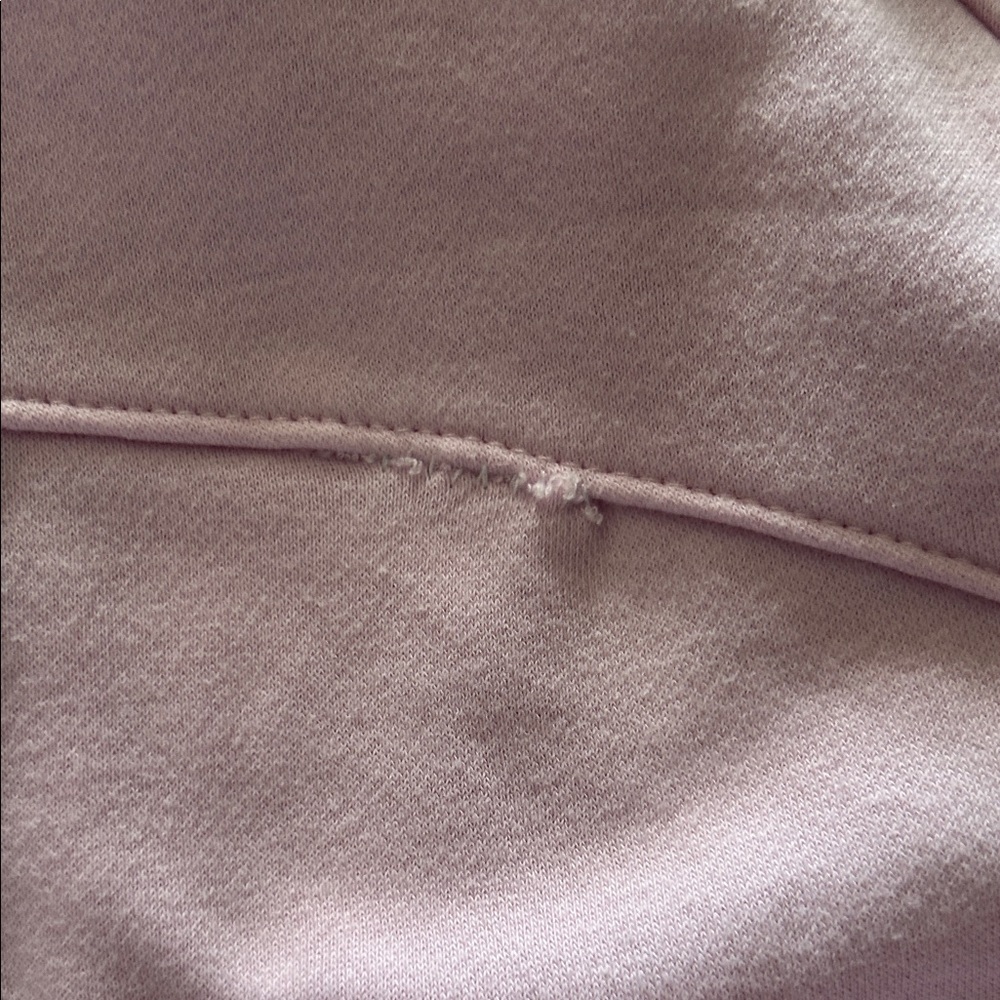 All in Motion Cropped Light Pink Quarter-Zip Pullover - Picture 5 of 5
